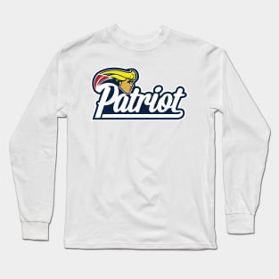 Donald Trump Patriots Football Shirt Long Sleeve T-Shirt